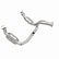 MagnaFlow Direct Fit Catalytic Converter 07-08 Escalade 6.2 Driver Side OEM