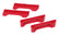Prothane 68-87 GM Small Block Radiator Isolators - Red