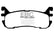 EBC 97-02 Ford Escort 2.0 Greenstuff Rear Brake Pads