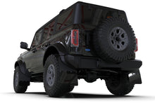 Load image into Gallery viewer, Rally Armor 21-24 Ford Bronco (Plstc Bmpr + RR - NO Rptr/Sprt) Blk Mud Flap w/Cy Orange Logo