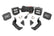 LED Light Kit | Cage Mount | 2" Black Pair | CFMOTO UFORCE 1000 