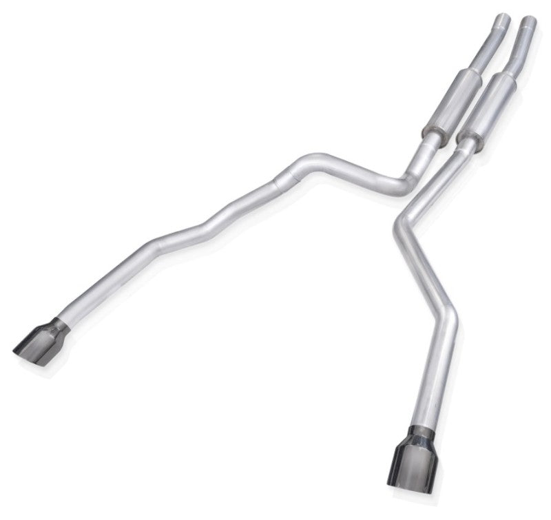 Stainless Works 2021 Ram TRX 6.2L Legend Catback w/ Black Chrome Tips