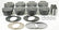 Mahle MS Piston Set SBF 304ci 3.640in Bore 3.65in Stroke 5.933in Rod .866 Pin 3cc 11.3 CR Set of 8