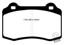 Load image into Gallery viewer, EBC 06-10 Jeep Grand Cherokee 6.1 SRT-8 Greenstuff Rear Brake Pads