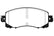 EBC 2022+ Subaru WRX 2.4T / 18-23 Subaru Crosstrek Redstuff Front Brake Pads