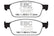 EBC 12+ Ford Focus 2.0 Turbo ST Greenstuff Front Brake Pads