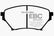 EBC 01-03 Mazda Miata MX5 1.8 (Sports Suspension) Greenstuff Front Brake Pads