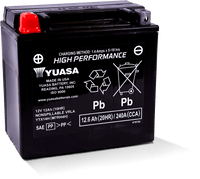 Yuasa YTX14H Maintenance Free AGM 12-Volt Battery
