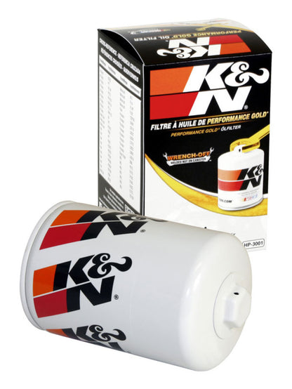 K&N Oil Filter | 3/4 In. - 16UNF-2B Thread | HP-3001
