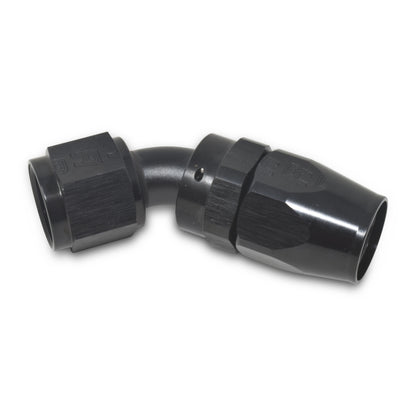 Russell -10 AN 45-Degree ProClassic Hose End | Black Anodized Aluminum | 610115