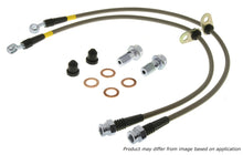 Load image into Gallery viewer, StopTech 02-05 Avalanche / 99-05 Silverado 1500 2WD/4WD Stainless Steel Front Brake Lines