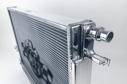 CSF Heat Exchanger with Rock Guard — 2020-2026 Toyota GR Supra & BMW G-Series | B48/B58, 2-Row 42mm | 8154