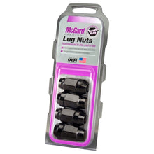 Load image into Gallery viewer, McGard Hex Lug Nut (Cone Seat Bulge Style) M14X1.5 / 22mm Hex / 1.635in. Length (4-Pack) - Black