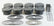 Mahle MS Piston Set GM LS 428ci 4.130in Bore 4in Stk 6.067in Rod .927 Pin -3cc 12.2 CR Set of 8