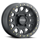 Method MR401 UTV Beadlock 15x7 +38mm Offset 6 x 139.7 BP 81.80mm CB Matte Black Wheel w/ BH-H24100