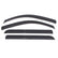 AVS 04-12 Chevy Colorado Ext. Cab Ventvisor Outside Mount Window Deflectors 4pc - Smoke