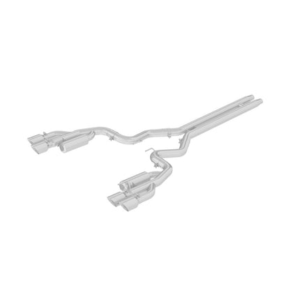 MBRP 2018-2023 Ford Mustang GT 5.0 3in Cat Back Quad Tip Race Version - T304 | S7207304