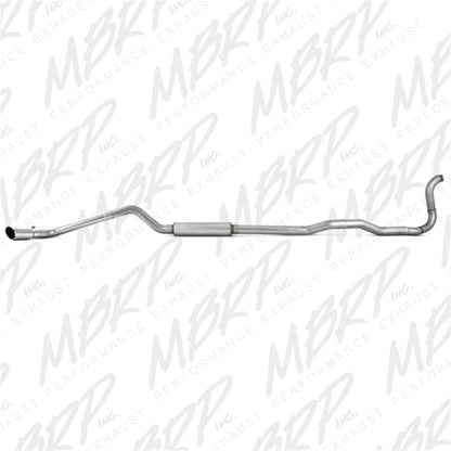 MBRP 1989-1993 Dodge 2500/3500 Cummins 4WD ONLY Turbo Back Single Side Exit Alum Exhaust System | S6150AL