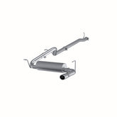 MBRP 12 Jeep Wrangler/Rubicon 3.6L Cat Back Single Rear Exit Alum Exhaust