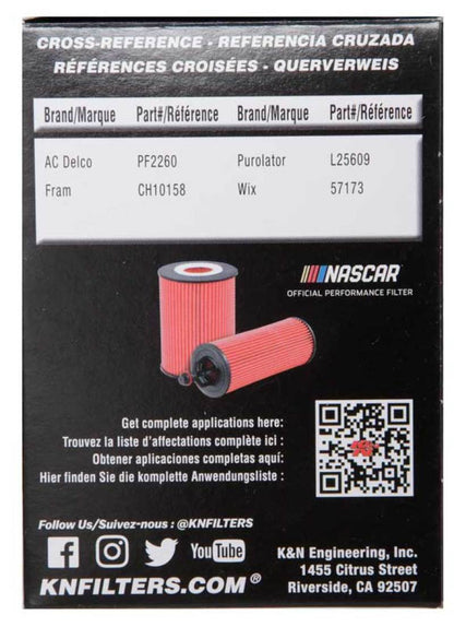 K&N Oil Filter | Cartridge | HP-7023