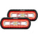 Rigid Industries SR-L Series Surface Mount LED Spreader Pair w/ Red Halo - Universal