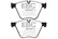 EBC 10-15 BMW X6 4.4 Twin Turbo Hybrid Redstuff Front Brake Pads