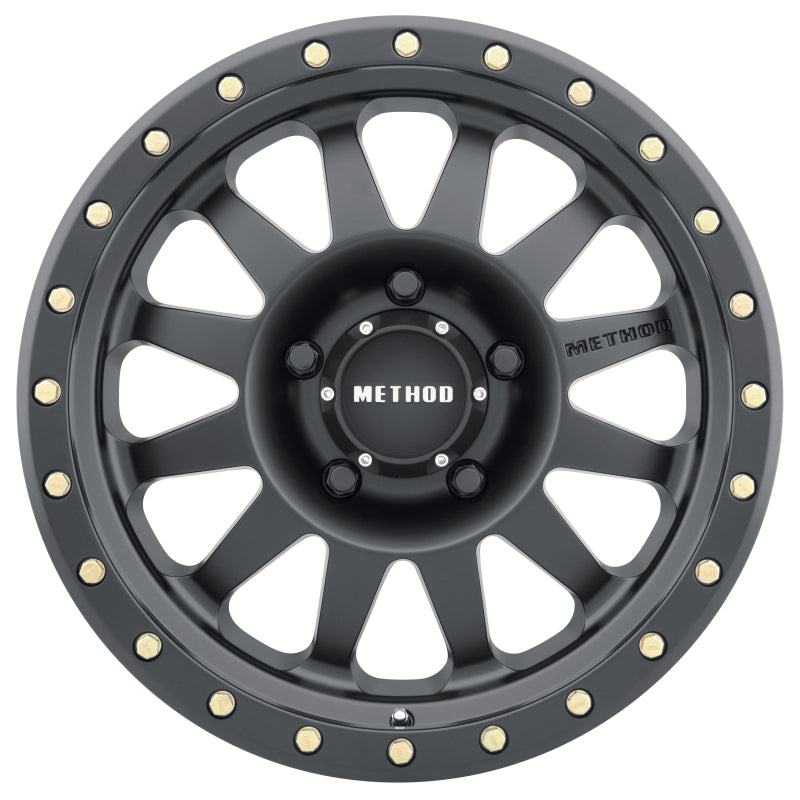 Method MR304 Double Standard 15x8 -24mm Offset 5x5.5 108mm CB Matte Black Wheel