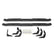 Westin 2015-2018 Ford F-150 SuperCrew PRO TRAXX 4 Oval Nerf Step Bars - Black