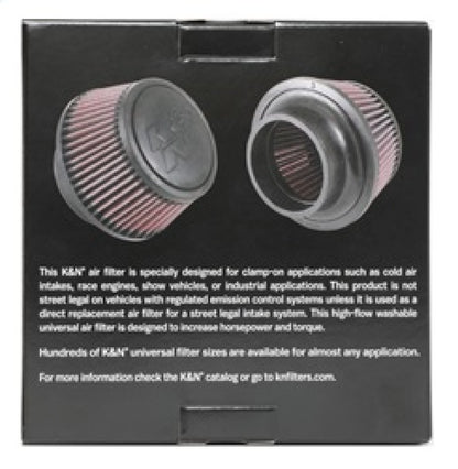 K&N Universal Air Filter | Round Tapered, 3in Flange, 3in Tall | RU-5288