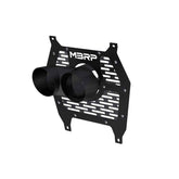 MBRP 24-25 Can-Am Maverick R Single Wall Angle Cut Dual 4-Inch Outlet Tip w/ Shield - Black