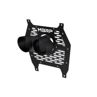MBRP 24-25 Can-Am Maverick R Single Wall Angle Cut Dual 4-Inch Outlet Tip w/ Shield - Black