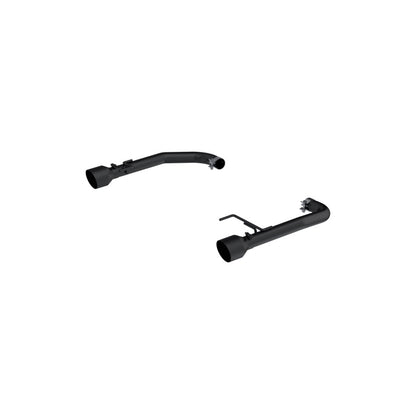 MBRP 2015-2026 Ford Mustang 2.3L EcoBoost Black 2.5in Axle Back Dual Split Rear Exit (Race Version) | S7247BLK