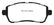 EBC 10+ Ford Fiesta 1.6L (Excl ST) Yellowstuff Front Brake Pads