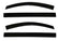 AVS 11-18 Toyota Sienna Ventvisor Outside Mount Window Deflectors 4pc - Smoke