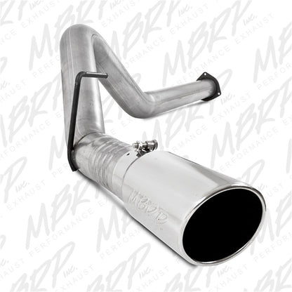MBRP 11-14 Ford 6.7L F-250/350/450 4in Filter Back Single Side Exit Alum and Down Pipe Exhaust | S6284AL