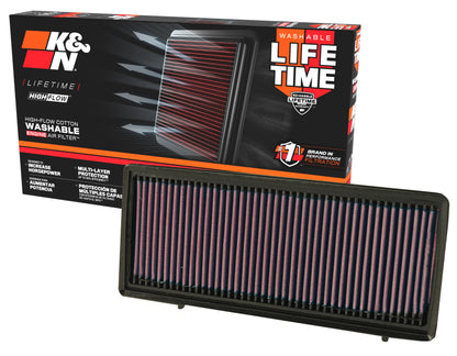 K&N Drop-In Air Filter | 2007-2014 Nissan Murano & Altima 2.5L L4 | 33-2374