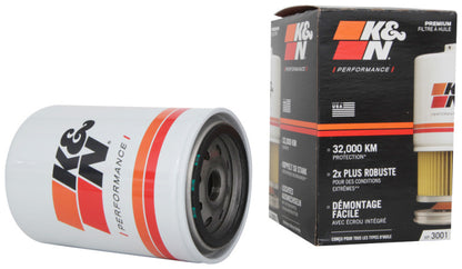 K&N Oil Filter | 3/4 In. - 16UNF-2B Thread | HP-3001