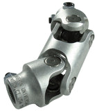 Borgeson Steering Universal Joint; Double; Aluminum; 3/4 Smooth Bore X 3/4 Smooth Bore 226464