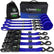 Rhino USA Heavy Duty Ratchet Tie-Down 4-Pack (Blue) 1.6In X 8Ft