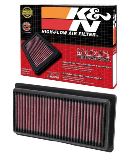 K&N Drop-In Air Filter | 2011-2019 Nissan March, Micra & Versa & more 1.6L L4 | 33-2479