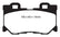 EBC 08-13 Infiniti FX50 5.0 Redstuff Rear Brake Pads