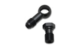 Vibrant Single Male Banjo Adapter | -4 AN x 7/16-24, 6061 Aluminum | 11563