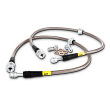 Load image into Gallery viewer, StopTech 04-06 Pontiac GTO Stainless Steel Front Brake Line Kit