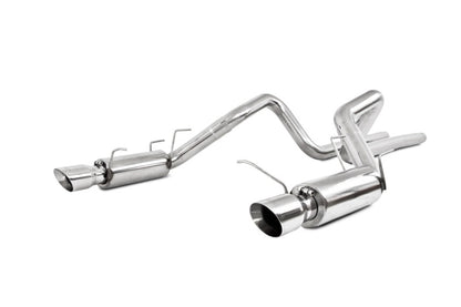 MBRP 11-14 Ford Mustang GT 5.0L Dual Split Rear Race Version T409 3in Cat Back Exhaust System | S7264409