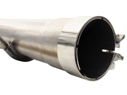 aFe Power MACHForce XP Exhaust 3in-3.5in Stainless Steel Single Side Exit Cat-Back with Polished Tip 99-04 Ford F-250 V8 5.4L/6.8L | 49-43076-P