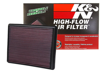 K&N Drop-In Air Filter | 1999-2020 Suburban, Tahoe & Yukon & more | 33-2129