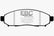 EBC 05+ Nissan Frontier 2.5 2WD Greenstuff Front Brake Pads