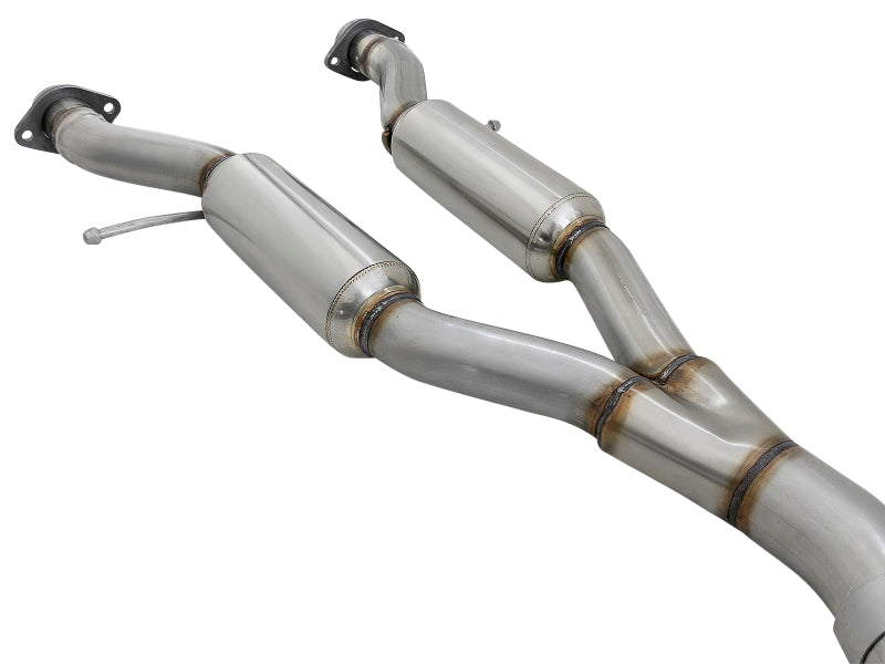 aFe Large Bore HD 3in 304 SS Cat-Back Exhaust w/ Black Tips 14-19 Jeep Grand Cherokee (WK2) V6-3.6L