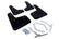 Rally Armor 12-19 Ford Focus ST / 16-19 RS Black Mud Flap w/Blue Logo