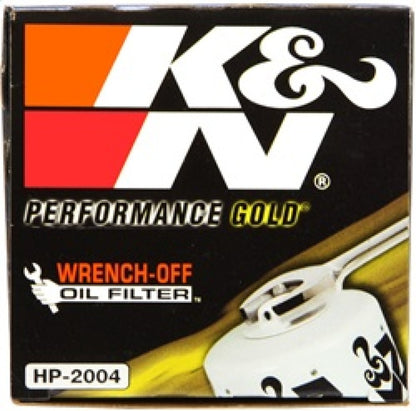 K&N Oil Filter | 3/4 In. - 16UNF-2B Thread | HP-2004